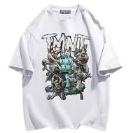 TMNT fashion graphic design basic cotton t-shirt unisex trend tops tees oversized tshirt top