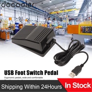Single Foot Switch Pedal Multifunctional USB Foot Switch Pedal for Gaming