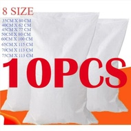 (READY STOCK) Guni karung plastik besar/ Polypropylene Woven Sacks PP Woven Sacks White