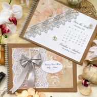 Custom Rustic Soft cover Wedding Guest Book/ Wedding Guest Book Custom Guest Book Wedding Invitation