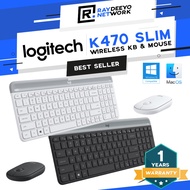 Logitech MK470 Slim Wireless Combo Keyboard & Mouse [Minimalist/Modern/Slim]
