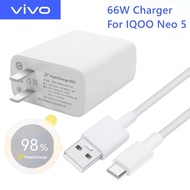 Original For vivo iQOO Neo 5 USB Type-C 66W Ultra Fast Flash Charging Fast Charging Charger Cable USB-C Cabel iQOO Neo5