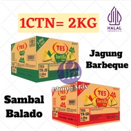 TES TORTILLA CHIPS  [2KG] SAMBAL BALADO/ JAGUNG BARBEQUE