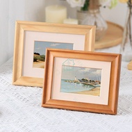 Solid Wood Table Photo Frame Wall-Mounted Children's Frame Log Picture Frame B5 Photo Frame Photo Fr