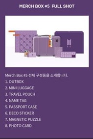 BTS Official Merch Box 5