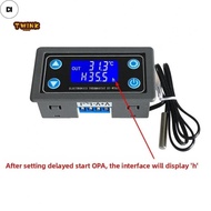 DI LCD Temp Controller Delay Start 0-9999min UART Communication 0.1°C Resolution
