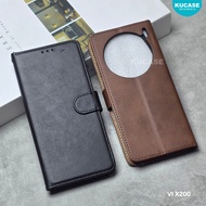 Vivo X200 Vivo X200 Pro Flip Case Wallet Cover Premium Casing Wallet cellphone Vivo X200 Vivo X200 P