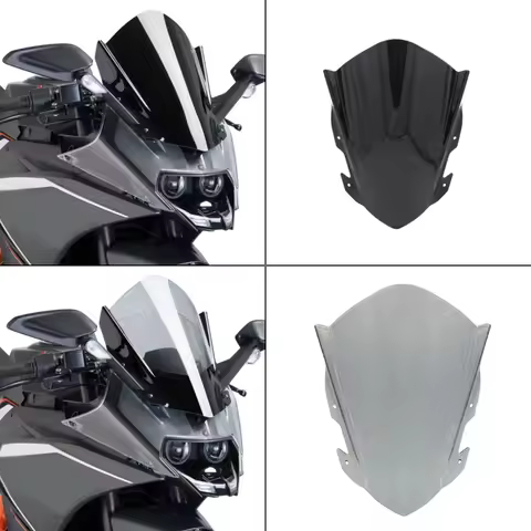 RC 125 200 390 Motorcycle Fairing Windshield Windscreen For KTM RC125 RC200 RC390 2014-2021 Wind Def