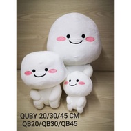 🔥现货🔥( READY STOCK) 20CM/30CM/45CM Quby Emoji Sticker Dolls 萌力星球乖宝宝表情乖巧宝宝毛绒公仔玩偶抱枕韩国儿童抱枕超萌儿童公主抱枕少女玩偶男孩