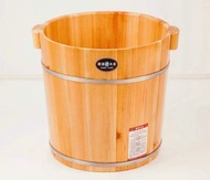 (深水埗交收)35cm高 足浴桶 蒸腳桶 泡腳木桶 洗腳木桶 足療桶 可加配蓋子 Foot Massage(包運費)