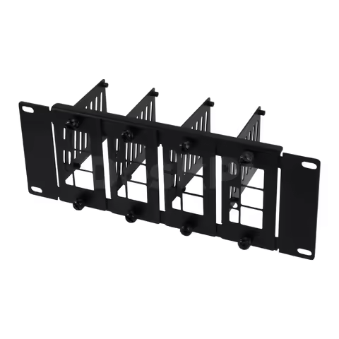 DeskPi Rackmate Accessories 10 inch 2U Rackmount for Raspberry Pi5/4B, Supports Installation of T0/T
