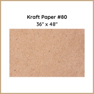 Kraft Paper #80 63gsm (36x48 inches) Brown Wrapping Paper