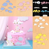 - Set of 8 Foam Clouds - Decorate birthday cakes and cream cakes