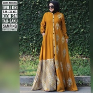 PROMO / TERMURAH BEST SELLER GAMIS TWILL ORI BATIK PEKALONGAN GAMIS