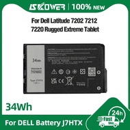 34Wh J7HTX Battery for Dell Latitude 12 7202 7212 7220 Rugged Extreme Tablet T03H T03H001 T03H002 7X