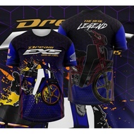 5 Vira Dream Member T Shirt Honda EX5 Sublimation Jersey Tshirt Red Blue EX5 Short Sleeve Shirt