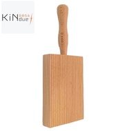 Pasta Making Board, Gnocchi Board, Beech Wood Gnocchi Board Butter Board Dough Scraper for Pasta and