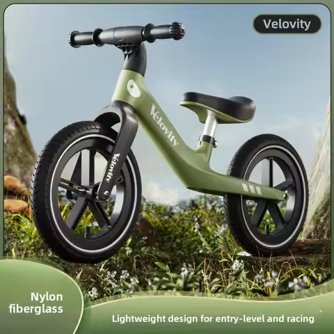 New model children's balance bike 2-7 years old two-wheeled pedal scooter with nylon frame - kid's s