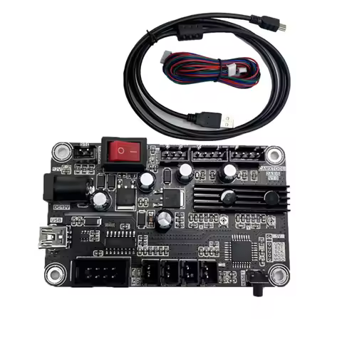 GRBL1.1 2-axis Laser Engraving Machine Control Board Supports Offline Control 2-axis Plotter Mainboa