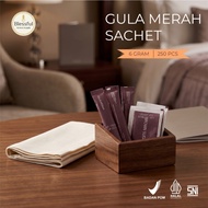 MERAH Brown Sugar Sachet Brown Sugar/ Sachet Contains 250 pcs Hotel Sugar Sachet