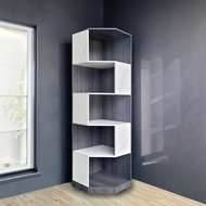 Corner Rack Living Room Decoration Multipurpose Book Shelf Cabinet Open Storage Rak Korner (7 feet)