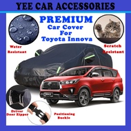 TOYOTA INNOVA PREMIUM Car Cover Outdoor Waterproof Rain Dust Sunshade Kain Tutup Selimut Penutup Ker