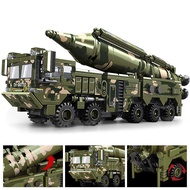 Vehicle Truck Brick Tank Building Blocks Missile Launcher Model Bo