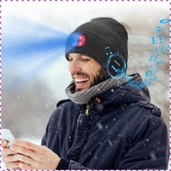 Hat Led Lighting Light-emitting Cap Knit Cap Stylish Look Wireless Bluetooth Connection Cold Winter