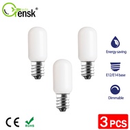 3 Packs E12 E14 Mini LED Light Bulb 1W T20 Milky Glass Bulb Energy Saving 10Watt Equivalent Lamp Bul