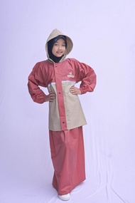 Jas Hujan Anak Setelan Rok Combinasi Unixo