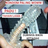 KONDOM BERDURI LEMBUT BIKIN KETAGIH SPIKE CONDOM ADULT ACCESSORIES SEX TOY PENIS EXTENDER TAMBAH PAN