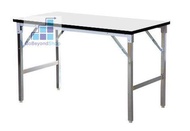 โต๊ะประชุม โต๊ะพับ 60x120x75 ซม. โต๊ะหน้าไม้ โต๊ะอเนกประสงค์ โต๊ะพับอเนกประสงค์ โต๊ะสำนักงาน โต๊ะจัดปาร์ตี้ gb gb99.
