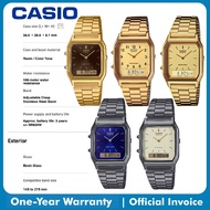 Casio Analog Digital AQ-230GA Dial Stainless Steel Unisex Watch AQ-230GA-5AMQYDF AQ-230GA-9BHDF AQ-2