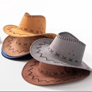 Men's cowboy hat, cowboy hat or cowboy hat, laken hat