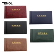 [kesoto11] 40 Pockets Paper Money Collection Album Leather Bill Notes Book Holder Red