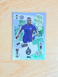 การ์ดฟุตบอล ลายเซ็นปริ้น Man of the Match จาก Topps Match Attax