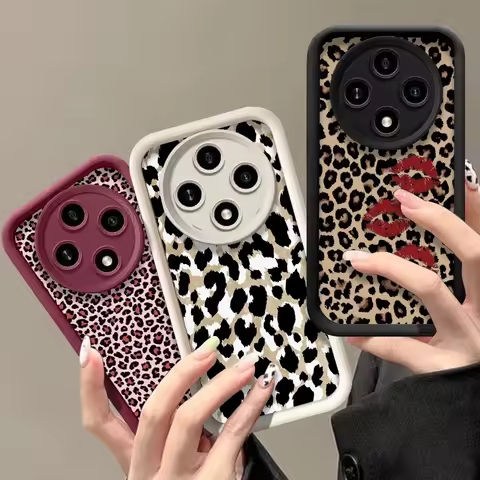 Retro Black Leopard Print Phone Case for Vivo V50 Lite V25 V21 V15 V23 5G V30 Pro Y72 Y50 Y36 Y19 X1