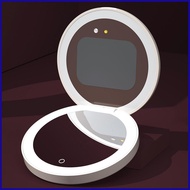 UV Camera Travel Vanity Mirror Power Bank Foldable UV Camera with Dimmable LED Lights for Travel Hom