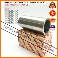 KNB 57x66x64x120 - 57x72x70x120 Cylinder Liner Sleeve Sarung Tukir 4 Stroke Block Blok Engine Piston