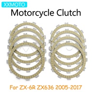 For Kawasaki ZX6R ZX636 ZX 6R 636 ZX-636 2005-2014 2015 2016 2017 Motorcycle Clutch Plates Friction 