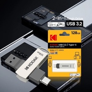 Kodak K273 USB Flash Drive 3.2 Type-C OTG for Fast Transfer File Storage