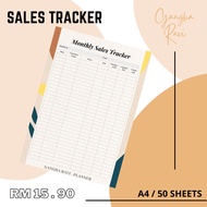 SALES TRACKER A4 50 PAGES SALES RECORD