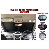 Customized Front Sunshade OEM Custom-Fit Car Front Windshield Sunshade FOR~NISSAN ALMERA/SERENA/LIVI