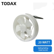 TODAX Kipas Bulat Dinding 6Inches/ Exhaust Fan Tembok 6 INCH/Hexos Ceiling 6 Inch Kipas Exhaust Toil