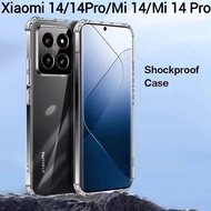Xiaomi 14 Civi/Xiaomi Civi 4 Pro/Mi 14/Mi 14 Proตรงรุ่น(พร้อมส่งในไทย)เคสTPUใสกันกระแทกแบบคลุมกล้องX