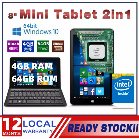 Hot Sale 4GB/8GB RAM 64GB/128GB ROM 8 INCH 64bit Windows 10 Tablets PC X5-Z8350 1.44GHz Quad-Core Mi