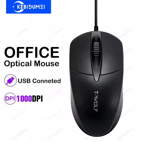 USB Wired Mouse Office Mouse Ergonomic Gaming Mouse Optical Mouse Mice Plug and Play For PC Computer