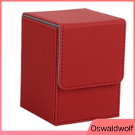 Card Case Deck Box Sleeved Cards Deck Game Box for Yugioh  Binders: 100+, Red nancyeden