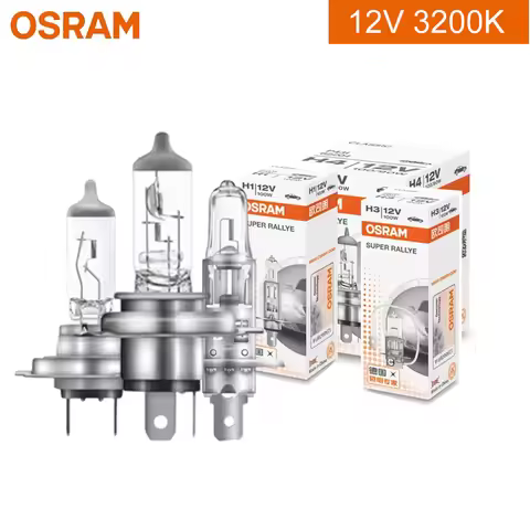 OSRAM Original Quality H7 H4 H3 H1 12V Light Standard Lamp 55W 65W 100W Car Halogen Light 3200K Head
