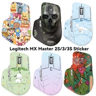 for Logitech MX Master 3/3S Mouse Sticker Creative Anti-Scratch Master 2S Mouse DIY Stickers Protection Frosted Film Master 3 Cartoon Mouse Body Skin Film